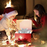 LED Snowflake Projector Christmas Tree Topper Lights – Festive Holiday Decoration