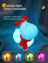 LED Reindeer Night Light – Soothing Christmas Bedside Lamp