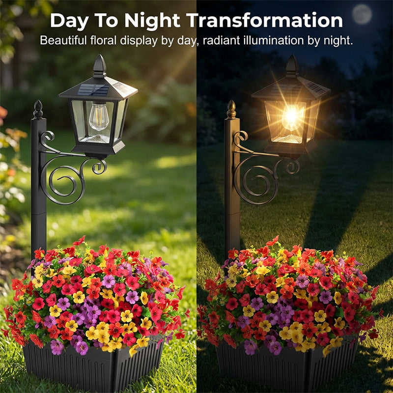 Enhanced Product Title: "Solar-Pflanzleuchte mit integriertem Blumentopf – Warmweißes LED-Licht für Garten und Balkon" 

This optimized title includes relevant keywords while providing additional context to attract potential buyers.