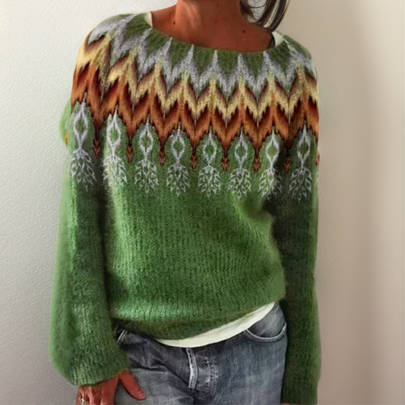 Enhanced Product Title: "Benti Geometric Pattern Sweater - Stylish & Comfortable Knitwear for Modern Fashion" 

This title includes relevant keywords while providing a clear description of the product, making it more appealing for Google Shopping.