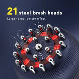 Heated Vibration Massager – Red Light Therapy, Rechargeable & Digital Display