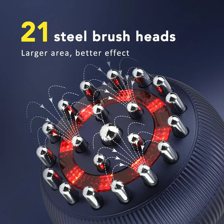 Enhanced Product Title: "4-in-1 Massagegerät mit Wärme, Vibration & Mikrostrom – Entspannung für Körper und Geist" 

This title includes keywords that improve search visibility while also highlighting the product's benefits.