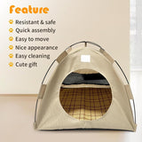 Foldable Cat & Small Dog Tent – Enclosed Retreat, Soft Lining & Collapsible Design