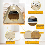 Foldable Cat & Small Dog Tent – Enclosed Retreat, Soft Lining & Collapsible Design