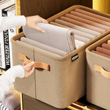 Foldable Fabric Storage Box – Corduroy, M/L/XL Sizes & Carry Handles