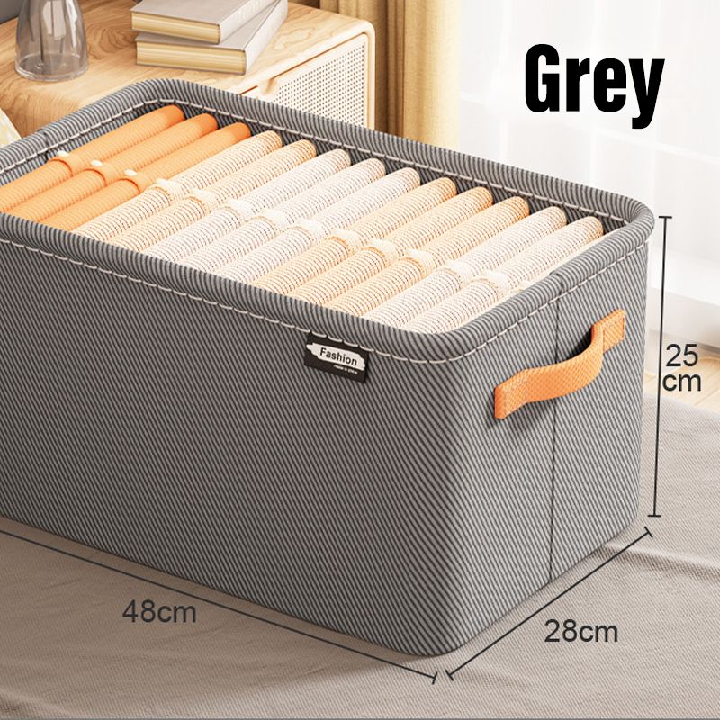 Foldable Fabric Storage Box – Corduroy, M/L/XL Sizes & Carry Handles