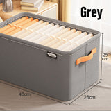 Foldable Fabric Storage Box – Corduroy, M/L/XL Sizes & Carry Handles