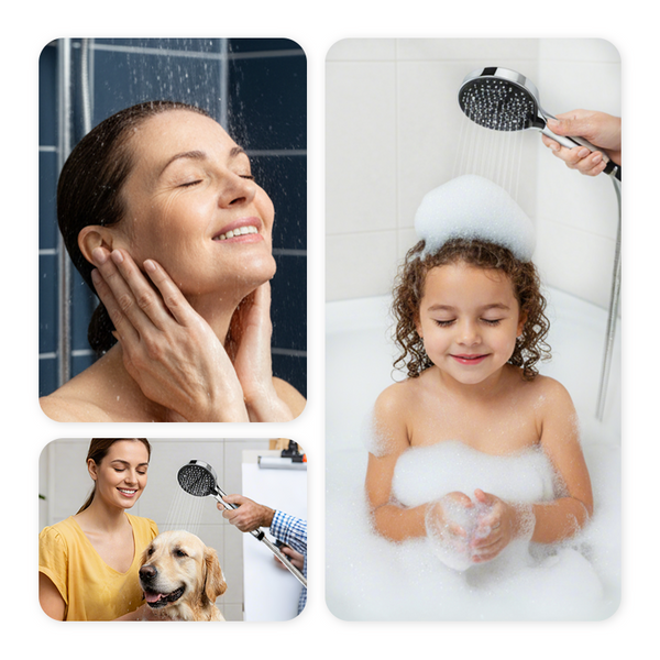 Enhanced Product Title: "Hochdruck-Handbrause mit 7 Strahlarten – Leistungsstarke Duschbrause für ein individuelles Duscherlebnis" 

This title includes relevant keywords while providing more detail about the product's features and benefits, which can hel