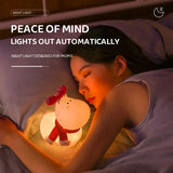 LED Reindeer Night Light – Soothing Christmas Bedside Lamp