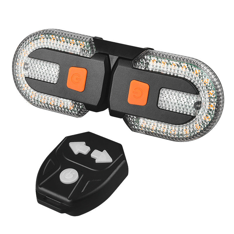 LED Bike Tail Light – Wireless Remote, Turn Signals & 38 LEDs USB Rechargeable