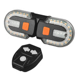 LED Bike Tail Light – Wireless Remote, Turn Signals & 38 LEDs USB Rechargeable