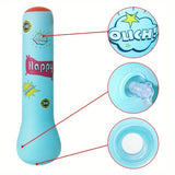 Inflatable Kids Punching Bag – 120cm, PU Leather & Includes Boxing Gloves