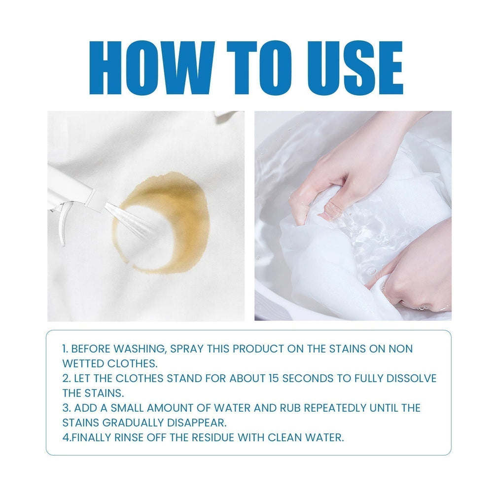 Instant Stain Remover Spray – 60ml, Fabric-Safe Formula & Fast-Acting for Clothes & Textiles