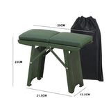 Folding Camping Stool – Steel Frame, 120kg & Portable Outdoor Seat