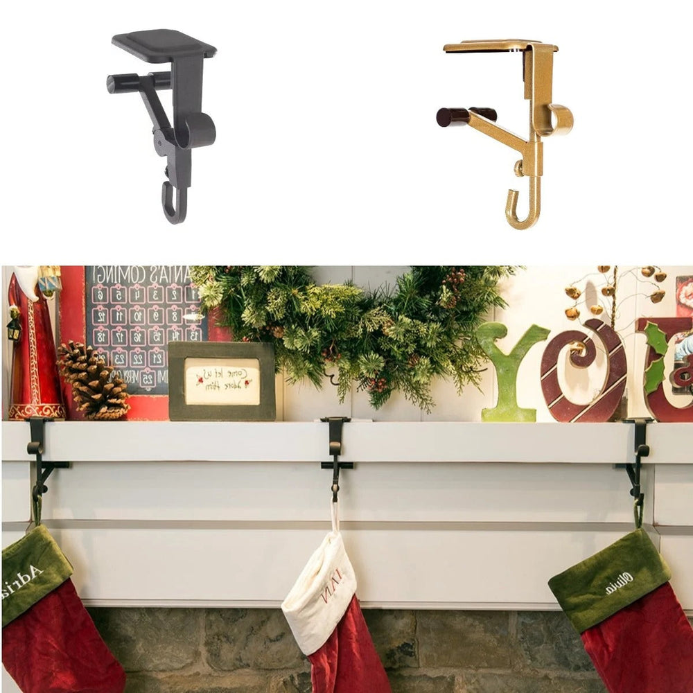 Garland Christmas Stocking Holders for Mantel - Elegant and Sturdy Holiday Decor