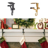 Garland Christmas Stocking Holders for Mantel - Elegant and Sturdy Holiday Decor