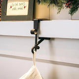 Garland Christmas Stocking Holders for Mantel - Elegant and Sturdy Holiday Decor