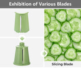 Enhanced Product Title: **5-Blade Rotating Grater with Suction Base – Versatile Kitchen Tool for Effortless Grating and Slicing**