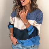 Lianni Gemütlicher Gestreifter Luxus-Pullover für Damen – Hochwertiger, Bequemer Strickpullover im Trend-Design