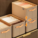 Foldable Fabric Storage Box – Corduroy, M/L/XL Sizes & Carry Handles