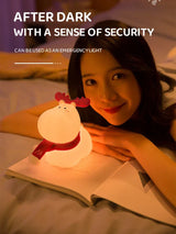LED Reindeer Night Light – Soothing Christmas Bedside Lamp