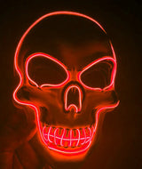 Multicolor LED Skeleton Costume Mask