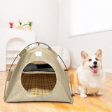 Foldable Cat & Small Dog Tent – Enclosed Retreat, Soft Lining & Collapsible Design