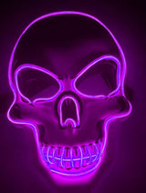 Multicolor LED Skeleton Costume Mask