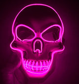 Multicolor LED Skeleton Costume Mask