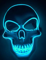 Multicolor LED Skeleton Costume Mask