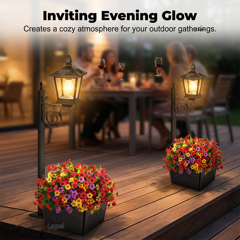 Enhanced Product Title: "Solar-Pflanzleuchte mit integriertem Blumentopf – Warmweißes LED-Licht für Garten und Balkon" 

This optimized title includes relevant keywords while providing additional context to attract potential buyers.