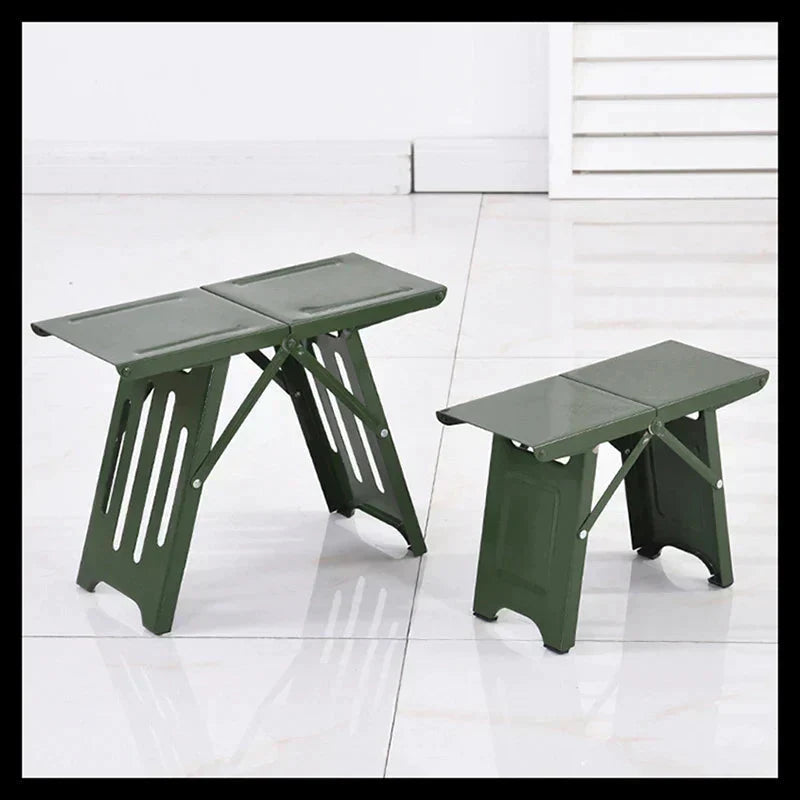 Folding Camping Stool – Steel Frame, 120kg & Portable Outdoor Seat