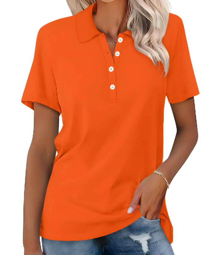 Nova Polo Shirt - Orange