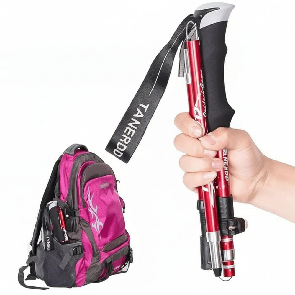 Trekking Pole – Foldable Telescoping Design, Adjustable Length & Aluminum Alloy