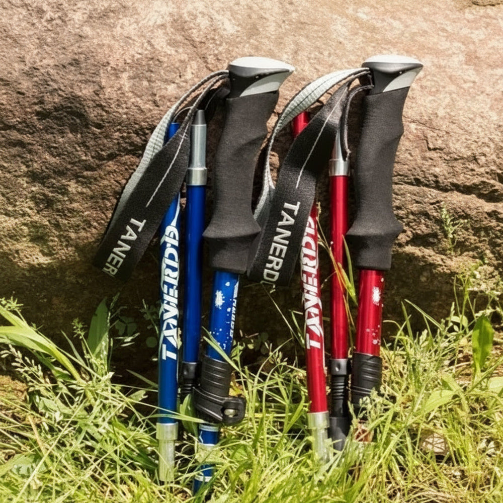 Trekking Pole – Foldable Telescoping Design, Adjustable Length & Aluminum Alloy