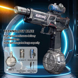 LED Water Gun with Silencer – USB Rechargeable, Removable Tank & Long Range