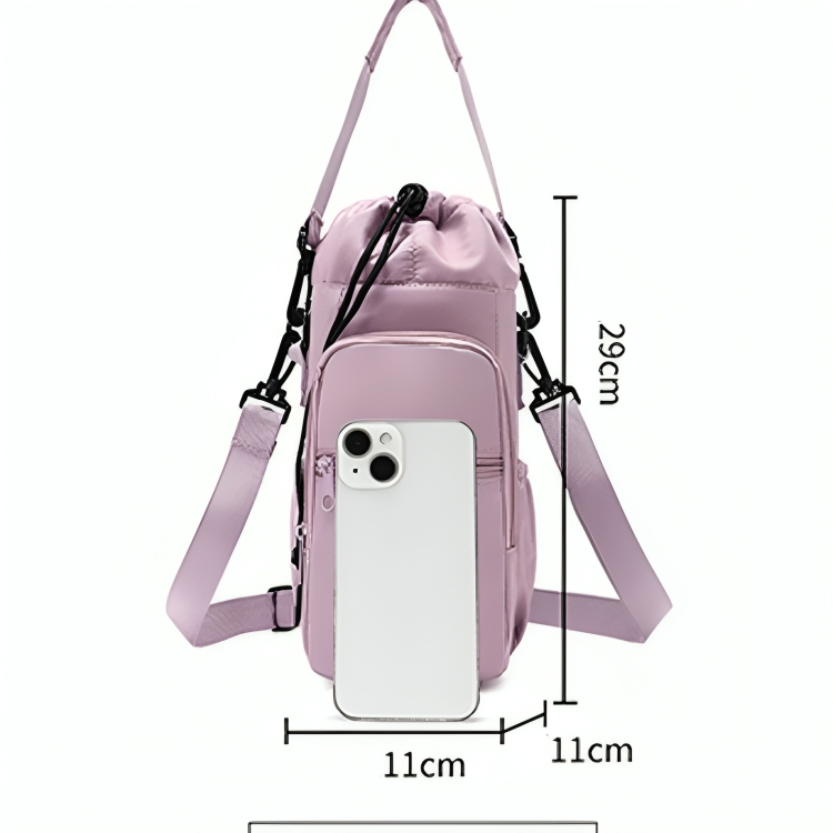 Optimized Product Title: **Kompakte Umhängetasche mit Flaschenhalter – Multifunktionale Trinkflasche Schultertasche für Unterwegs** 

This title includes relevant keywords while maintaining clarity and appeal for potential buyers.