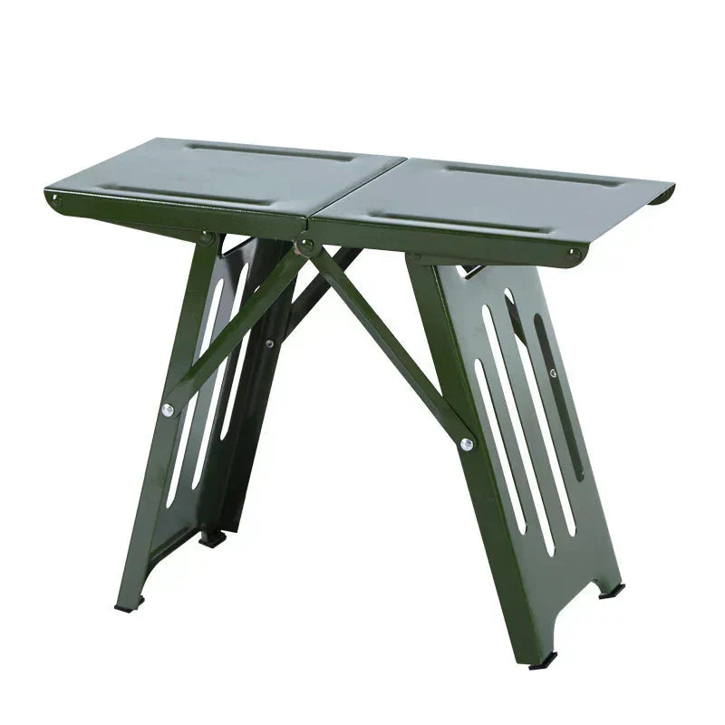Folding Camping Stool – Steel Frame, 120kg & Portable Outdoor Seat