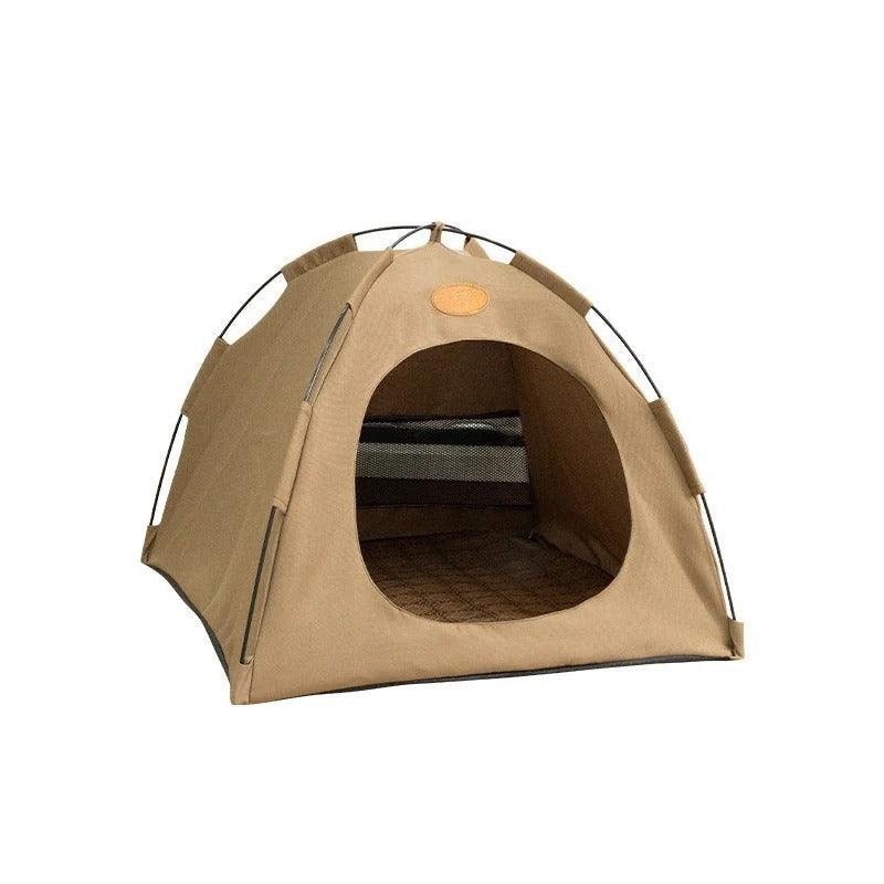 Foldable Cat & Small Dog Tent – Enclosed Retreat, Soft Lining & Collapsible Design