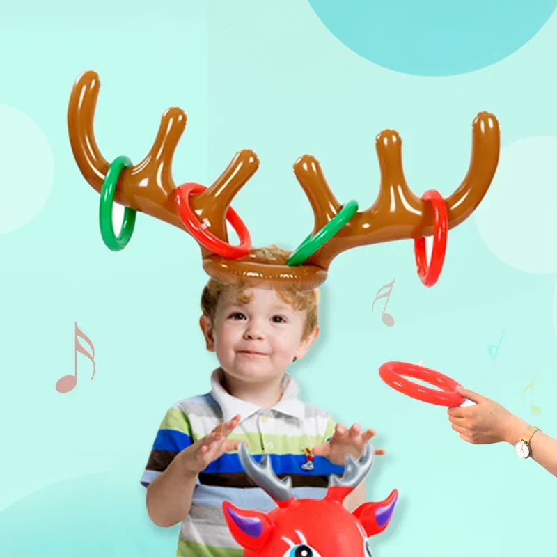 RingDeer Weihnachts-Ringwurfspiel für die ganze Familie – Festliches Spielvergnügen für drinnen und draußen