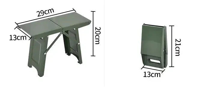 Folding Camping Stool – Steel Frame, 120kg & Portable Outdoor Seat