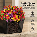 Enhanced Product Title: "Solar-Pflanzleuchte mit integriertem Blumentopf – Warmweißes LED-Licht für Garten und Balkon" 

This optimized title includes relevant keywords while providing additional context to attract potential buyers.