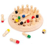 Enhanced Product Title: "Holz-Gedächtnisspiel für Kinder ab 3 Jahren – Mit bunten Farbsteckern und Würfel für spielerisches Lernen" 

This title is optimized for Google Shopping by including relevant keywords and providing a clear description of the produ