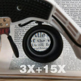 Head-Mounted Magnifier – LED Light, 4 Lenses (10x-25x) & Hands-Free Headband