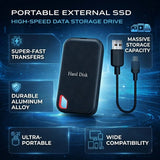External SSD Drive – High-Speed, USB-C Connectivity & Portable Storage Design