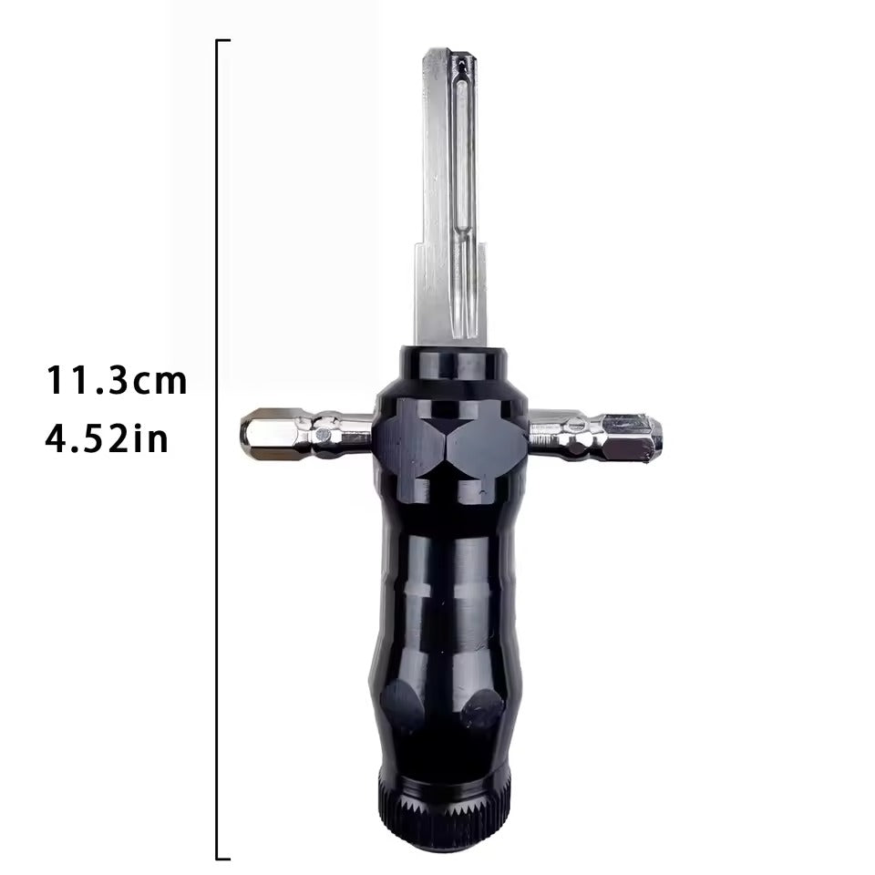 9-in-1 Stainless Steel Tubular Lock Tool Set – Interchangeable Blades & Ergonomic Grip
