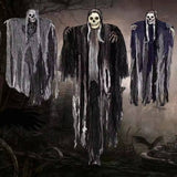 Scary Realistic Halloween Hanging Decorations Outdoor And Indoor - Set Of Three