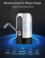Enhanced Product Title: **Automatische Kabellose Wasserpumpen - Wiederaufladbare Wasserspender für Flaschen, Tragbar und Einfach zu Bedienen** 

This title includes relevant keywords while maintaining clarity and appeal for potential buyers.