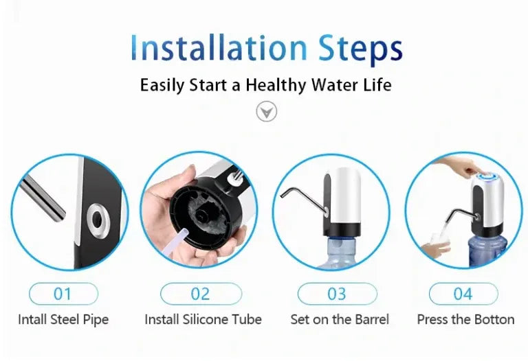 Enhanced Product Title: **Automatische Kabellose Wasserpumpen - Wiederaufladbare Wasserspender für Flaschen, Tragbar und Einfach zu Bedienen** 

This title includes relevant keywords while maintaining clarity and appeal for potential buyers.