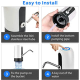 Enhanced Product Title: **Automatische Kabellose Wasserpumpen - Wiederaufladbare Wasserspender für Flaschen, Tragbar und Einfach zu Bedienen** 

This title includes relevant keywords while maintaining clarity and appeal for potential buyers.